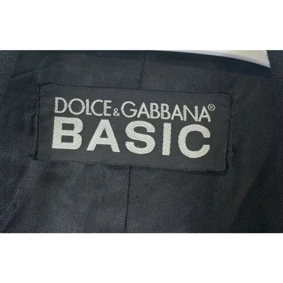 Dolce & Gabbana Basic 46 Virgin Wool Single Breasted Trench Coat Made In Italy - Picture 7 of 11